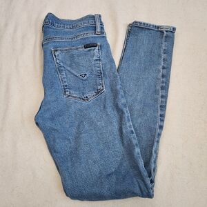Hudson Light Wash Nico Mid Rise Super Skinny Jeans Size 27
